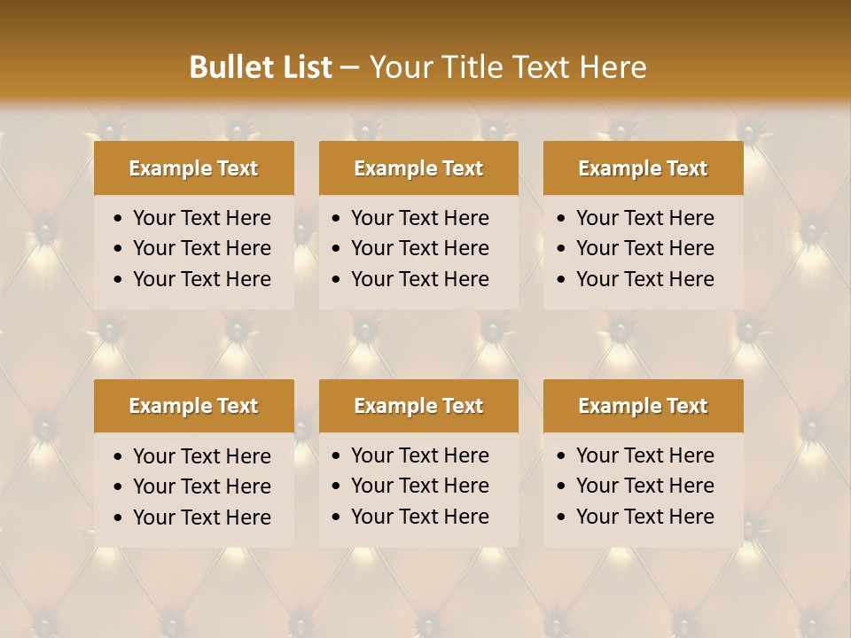 Gold Decoration Classic PowerPoint Template