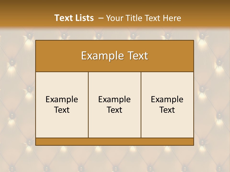 Gold Decoration Classic PowerPoint Template