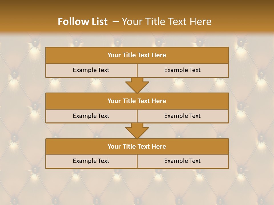 Gold Decoration Classic PowerPoint Template