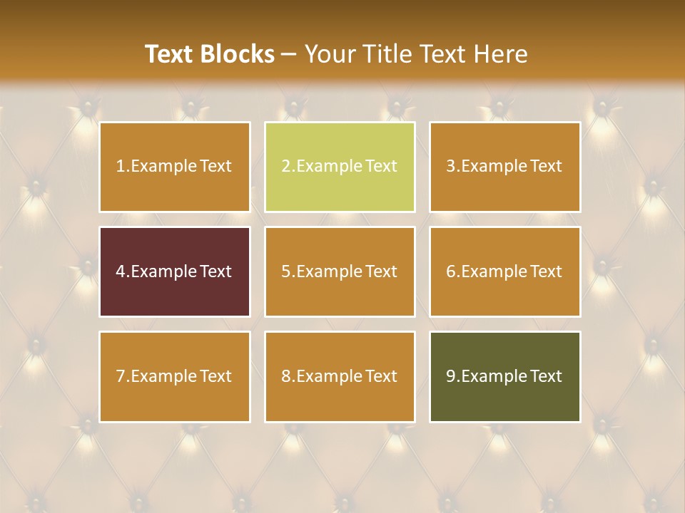 Gold Decoration Classic PowerPoint Template