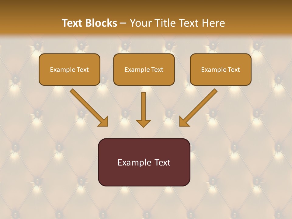Gold Decoration Classic PowerPoint Template