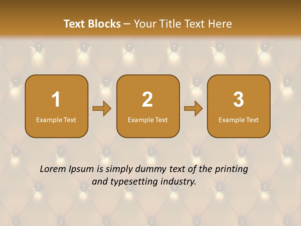 Gold Decoration Classic PowerPoint Template