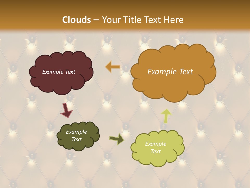 Gold Decoration Classic PowerPoint Template