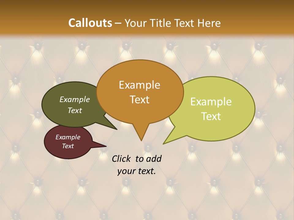Gold Decoration Classic PowerPoint Template