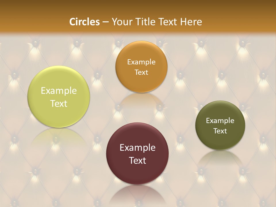 Gold Decoration Classic PowerPoint Template