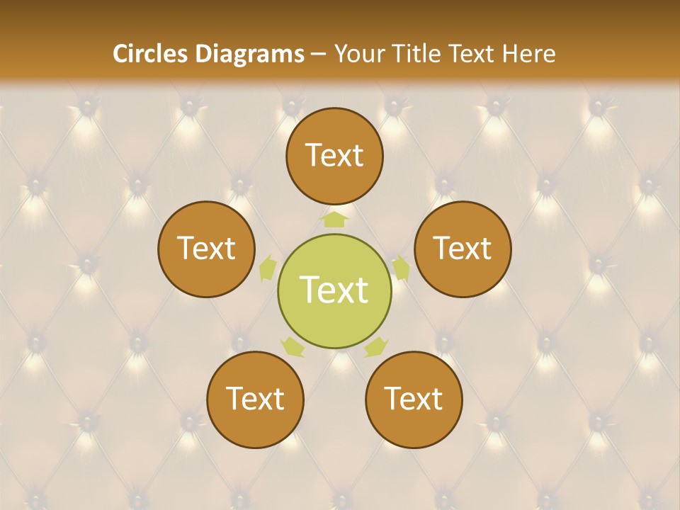 Gold Decoration Classic PowerPoint Template