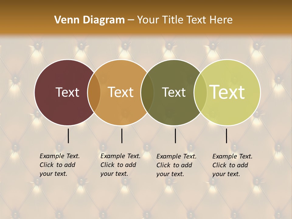 Gold Decoration Classic PowerPoint Template