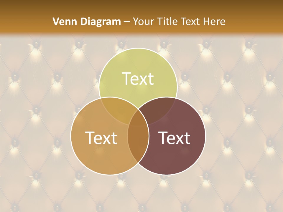 Gold Decoration Classic PowerPoint Template