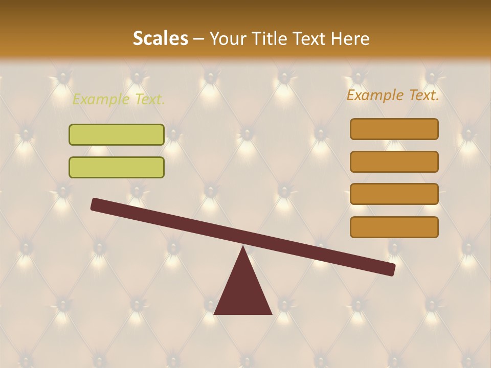 Gold Decoration Classic PowerPoint Template