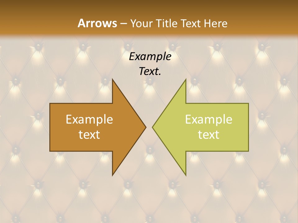 Gold Decoration Classic PowerPoint Template