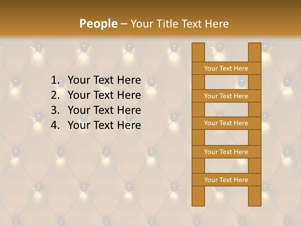 Gold Decoration Classic PowerPoint Template