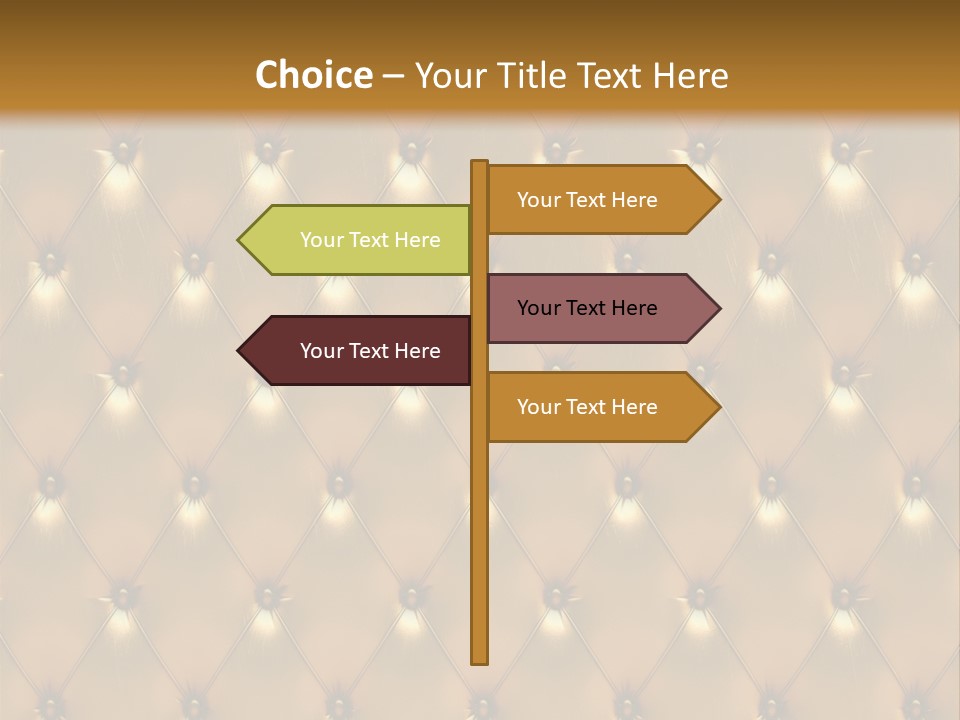 Gold Decoration Classic PowerPoint Template