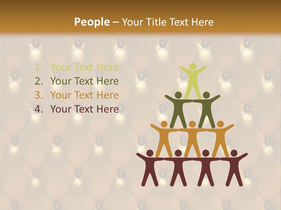 Gold Decoration Classic PowerPoint Template