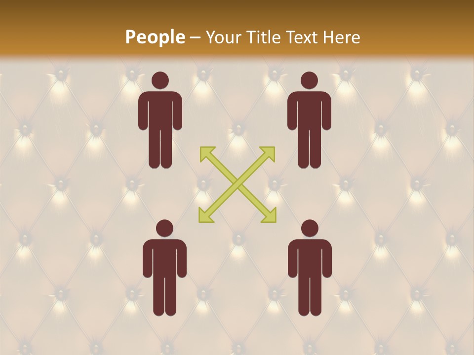 Gold Decoration Classic PowerPoint Template