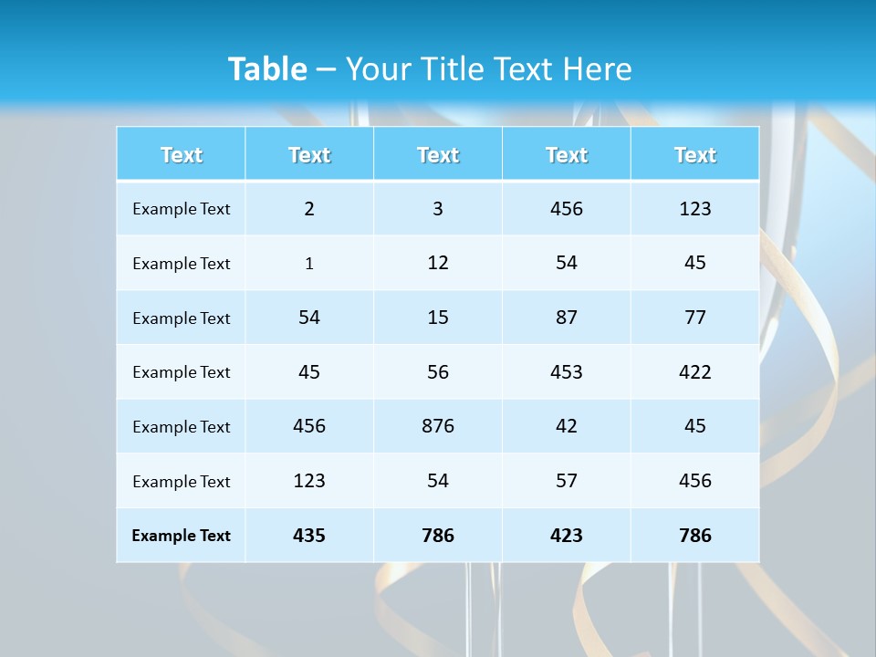 Ball Objects Celebrate PowerPoint Template
