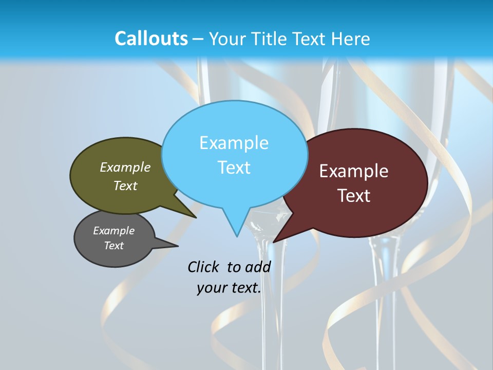 Ball Objects Celebrate PowerPoint Template