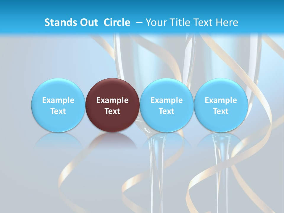 Ball Objects Celebrate PowerPoint Template