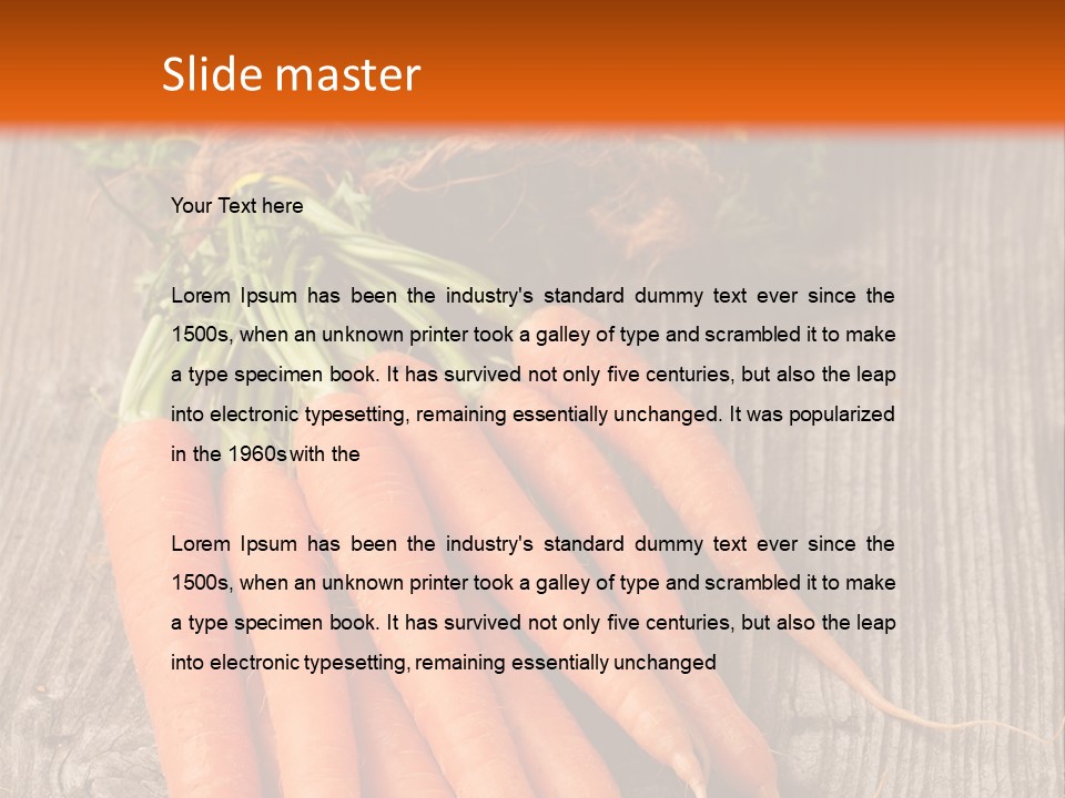 Organic Natural Vegetarian PowerPoint Template