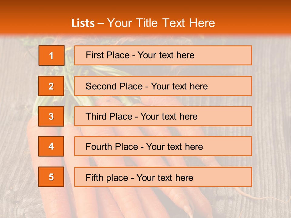 Organic Natural Vegetarian PowerPoint Template