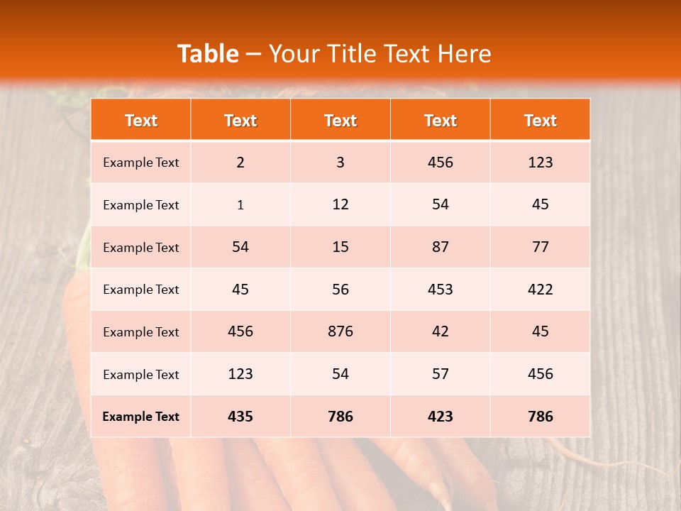 Organic Natural Vegetarian PowerPoint Template