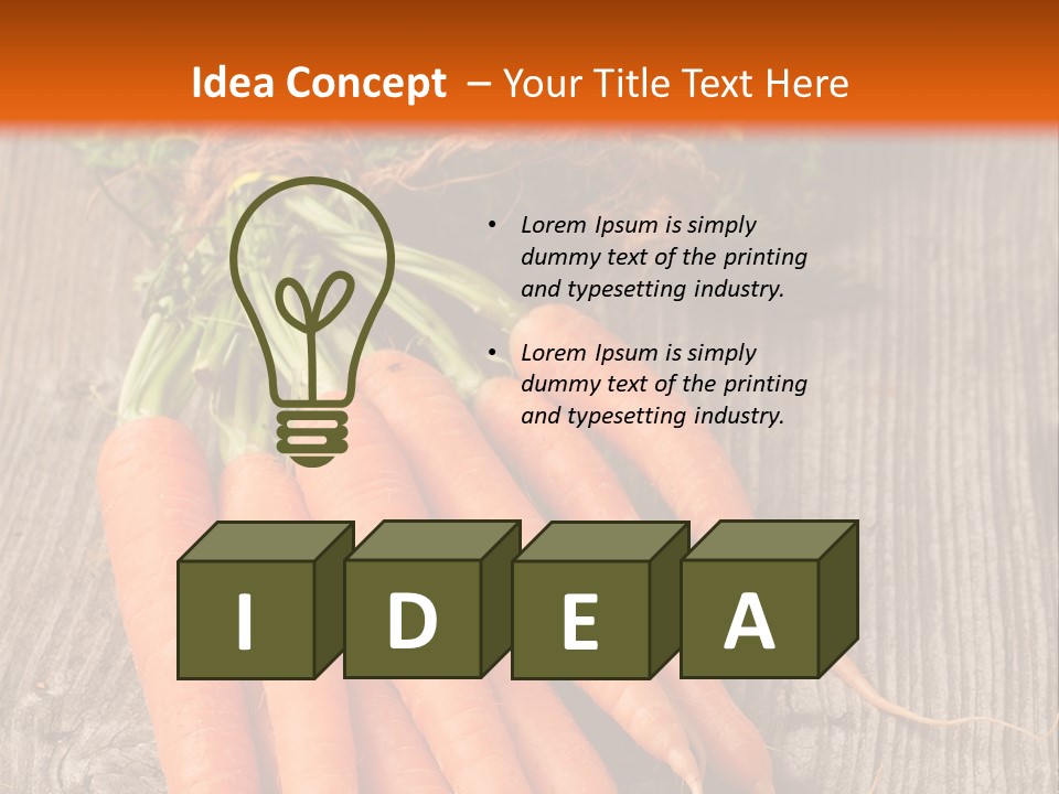 Organic Natural Vegetarian PowerPoint Template