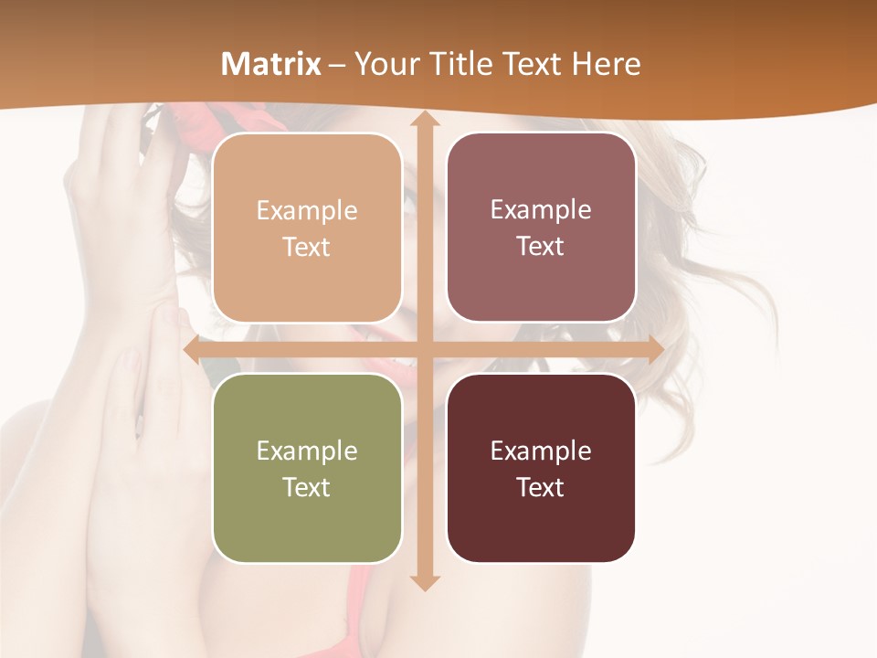 Happiness Studio Girl PowerPoint Template