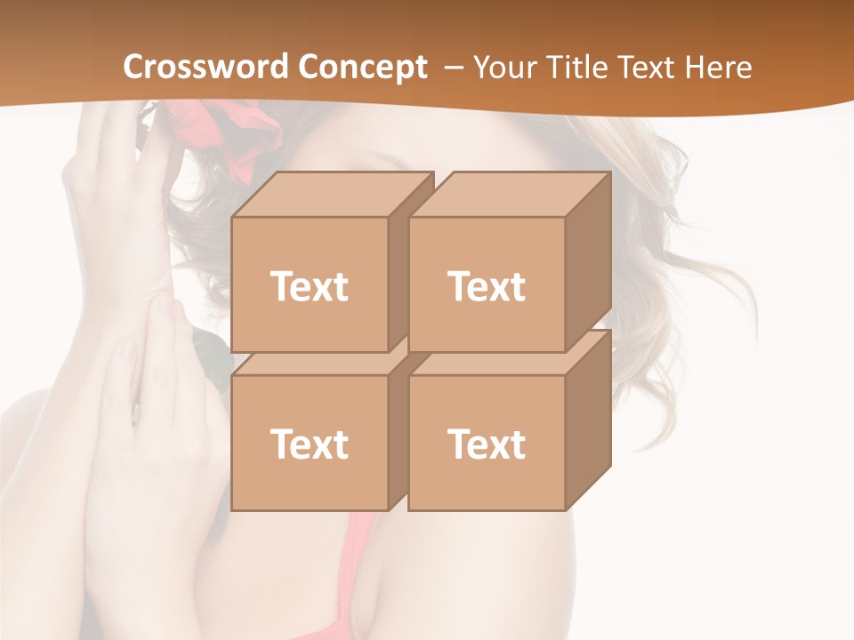 Happiness Studio Girl PowerPoint Template