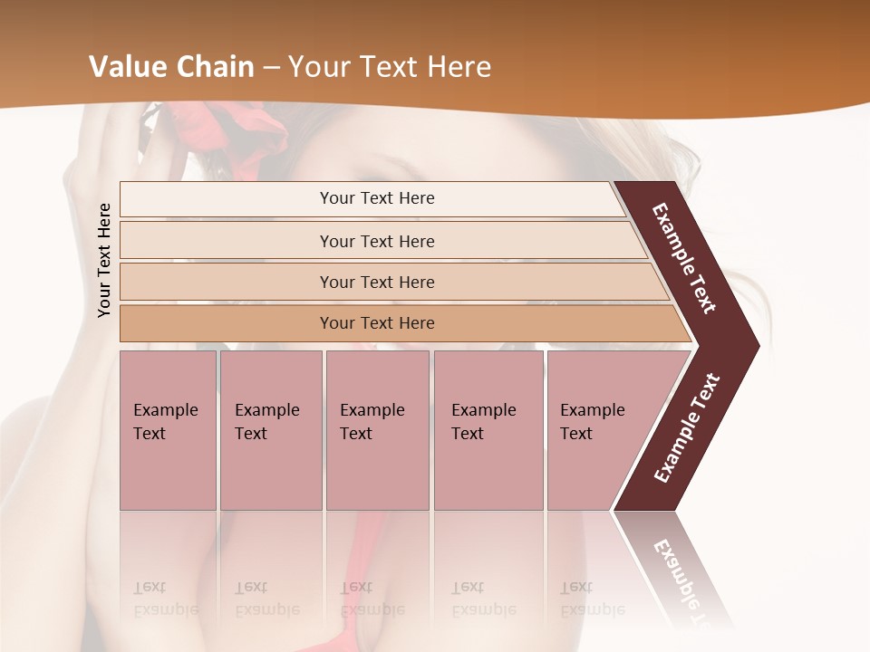 Happiness Studio Girl PowerPoint Template