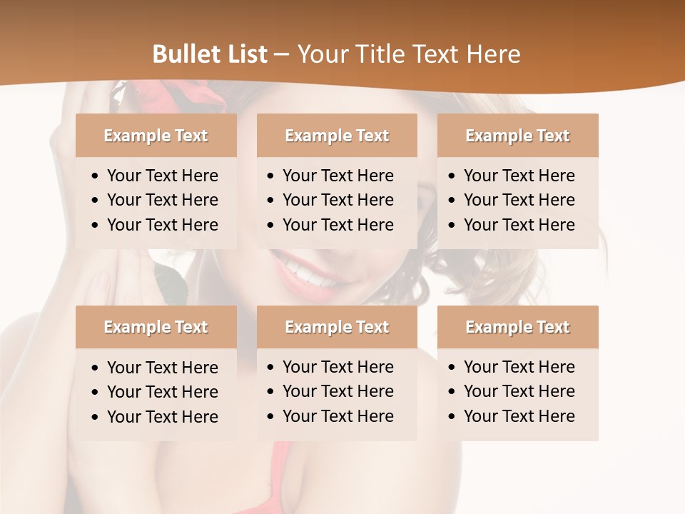 Happiness Studio Girl PowerPoint Template