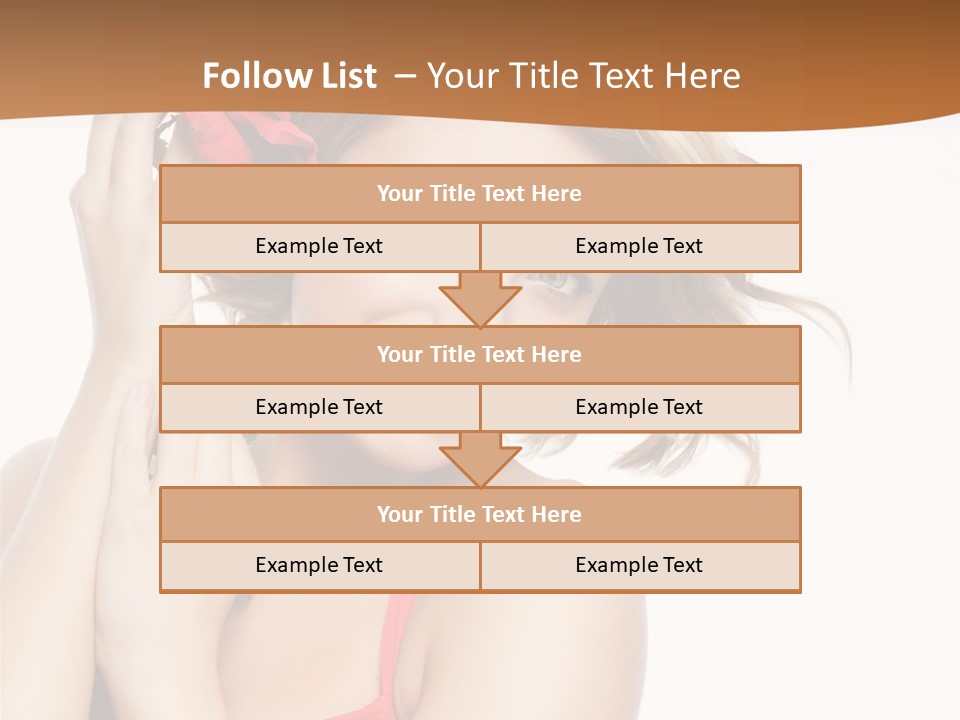 Happiness Studio Girl PowerPoint Template