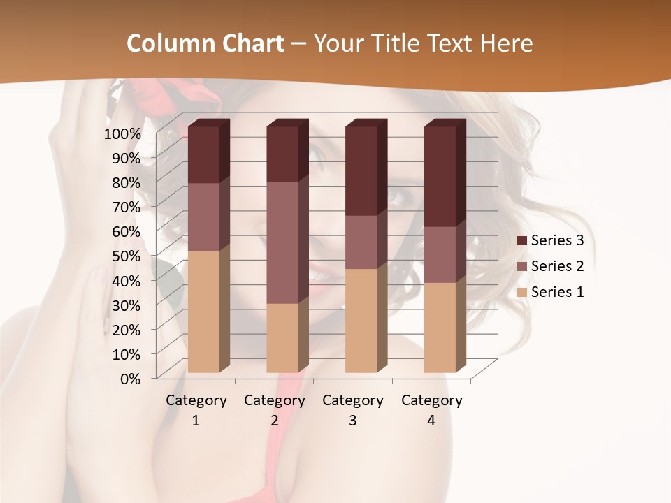 Happiness Studio Girl PowerPoint Template