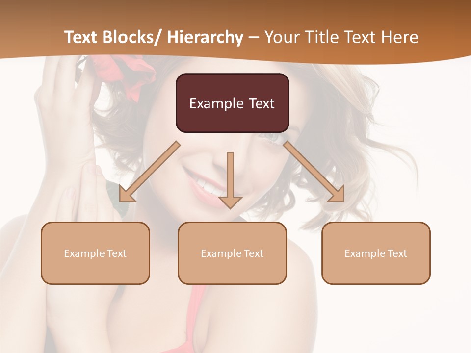 Happiness Studio Girl PowerPoint Template