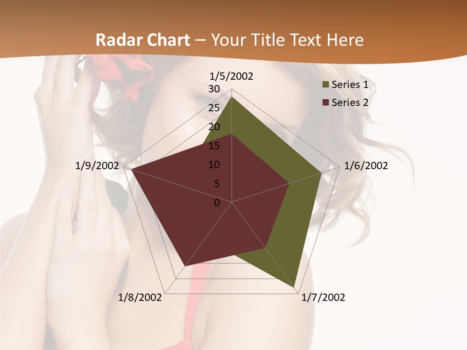 Happiness Studio Girl PowerPoint Template