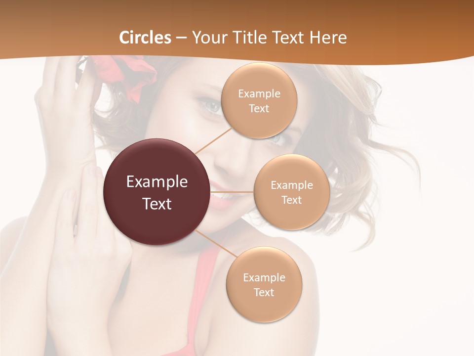 Happiness Studio Girl PowerPoint Template