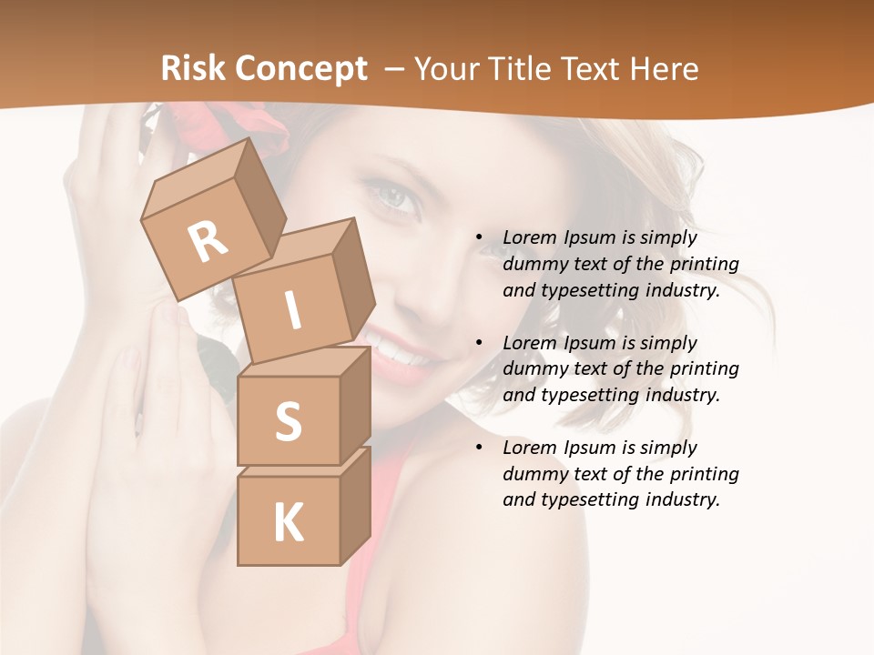 Happiness Studio Girl PowerPoint Template