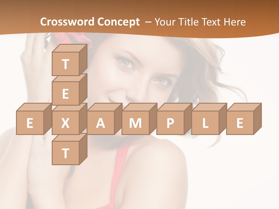 Happiness Studio Girl PowerPoint Template