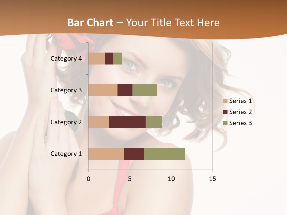 Happiness Studio Girl PowerPoint Template