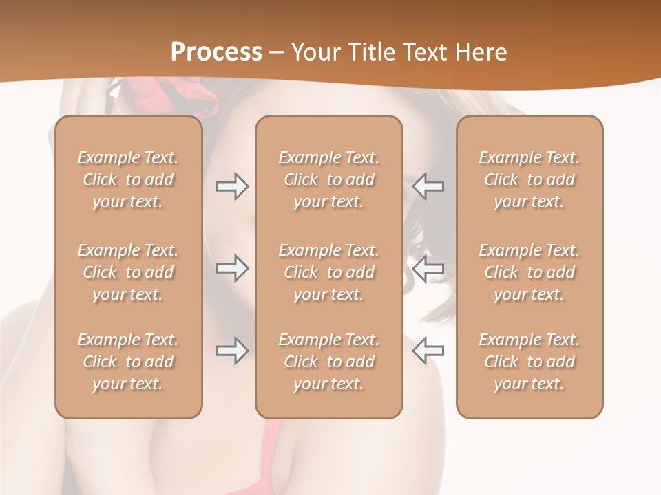Happiness Studio Girl PowerPoint Template