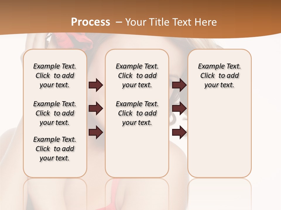 Happiness Studio Girl PowerPoint Template
