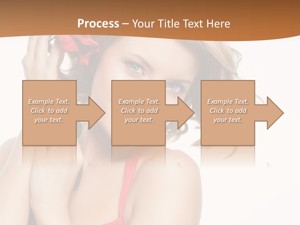 Happiness Studio Girl PowerPoint Template