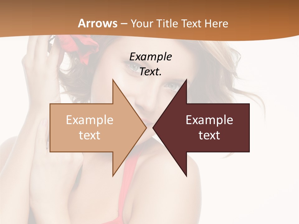 Happiness Studio Girl PowerPoint Template