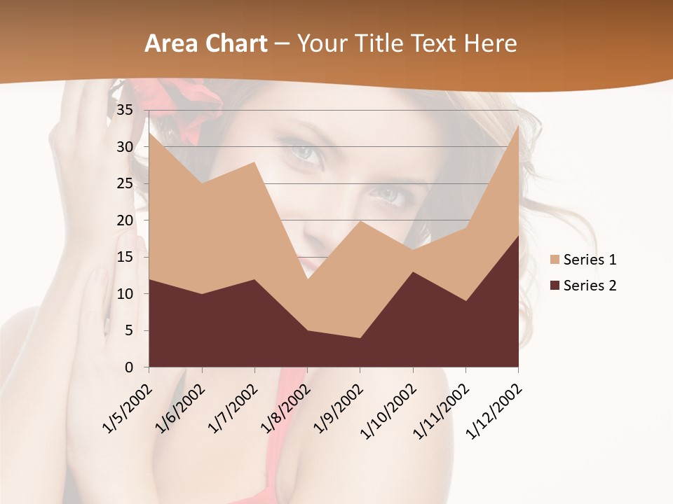 Happiness Studio Girl PowerPoint Template