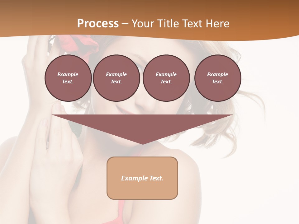 Happiness Studio Girl PowerPoint Template
