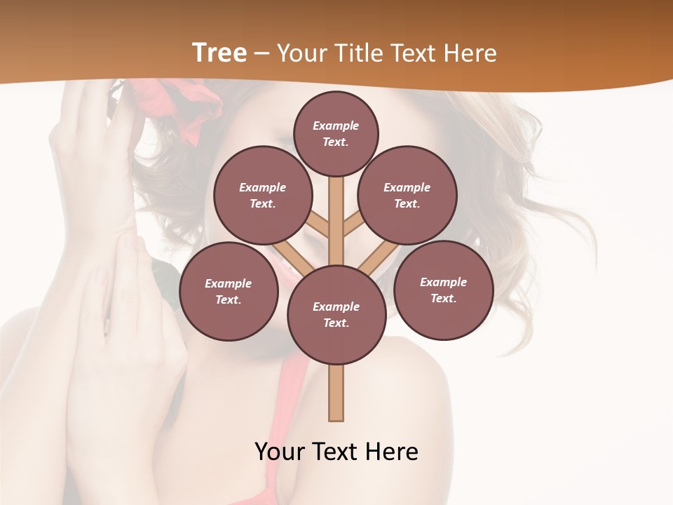 Happiness Studio Girl PowerPoint Template