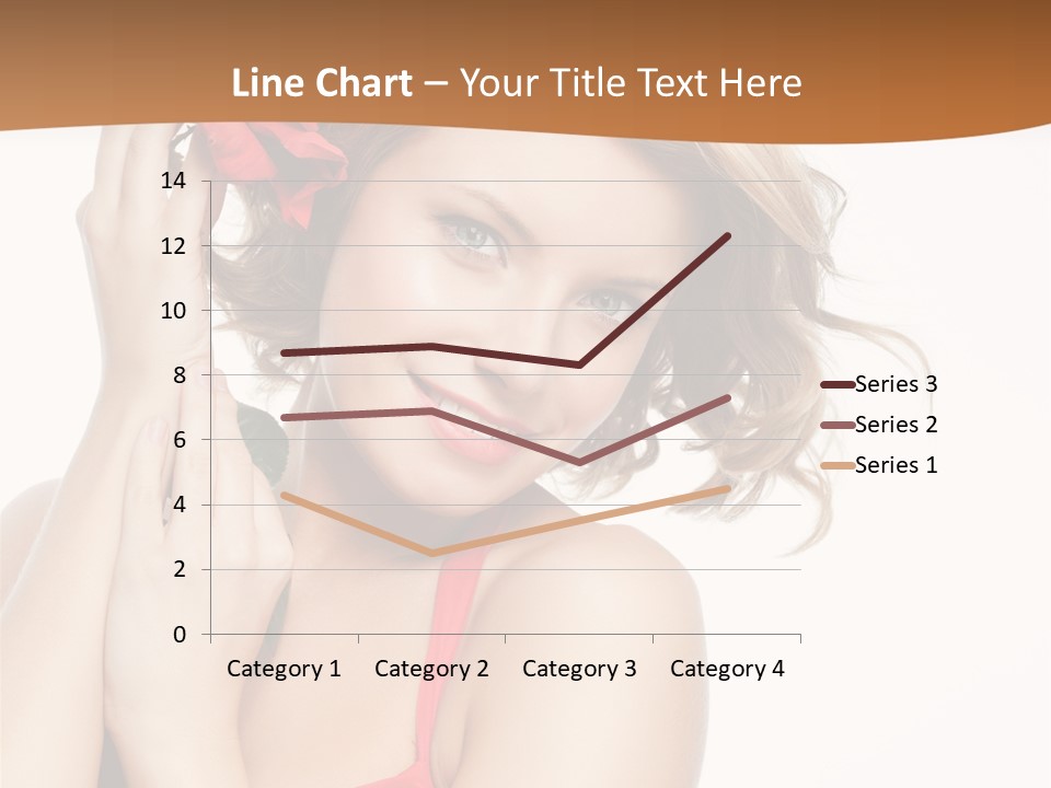 Happiness Studio Girl PowerPoint Template