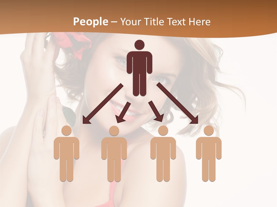 Happiness Studio Girl PowerPoint Template