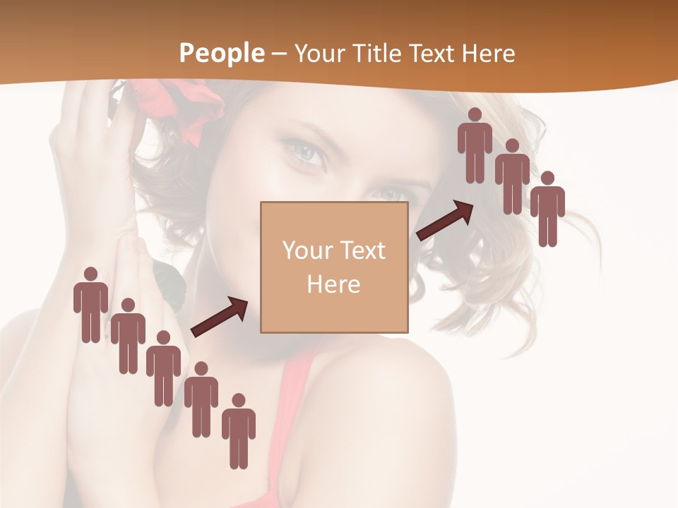 Happiness Studio Girl PowerPoint Template