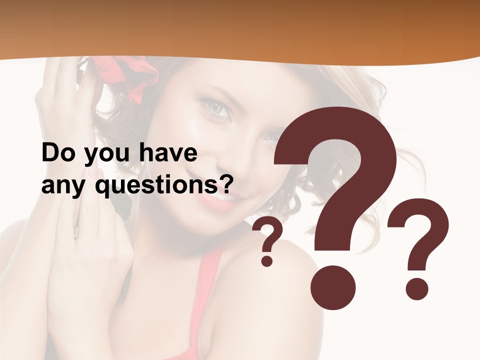 Happiness Studio Girl PowerPoint Template