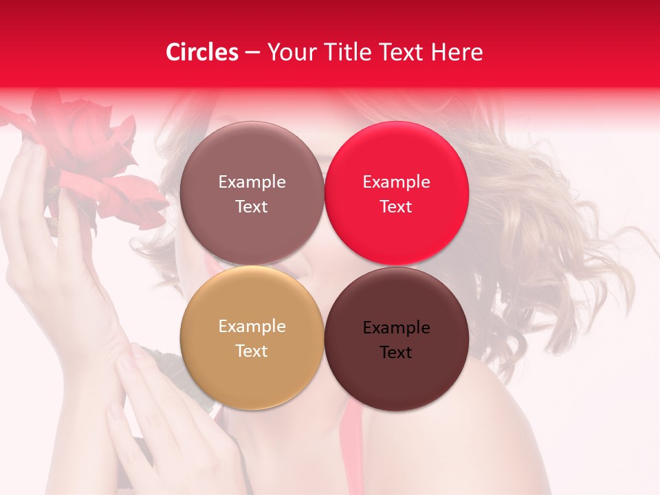 Girl Beautiful Woman PowerPoint Template