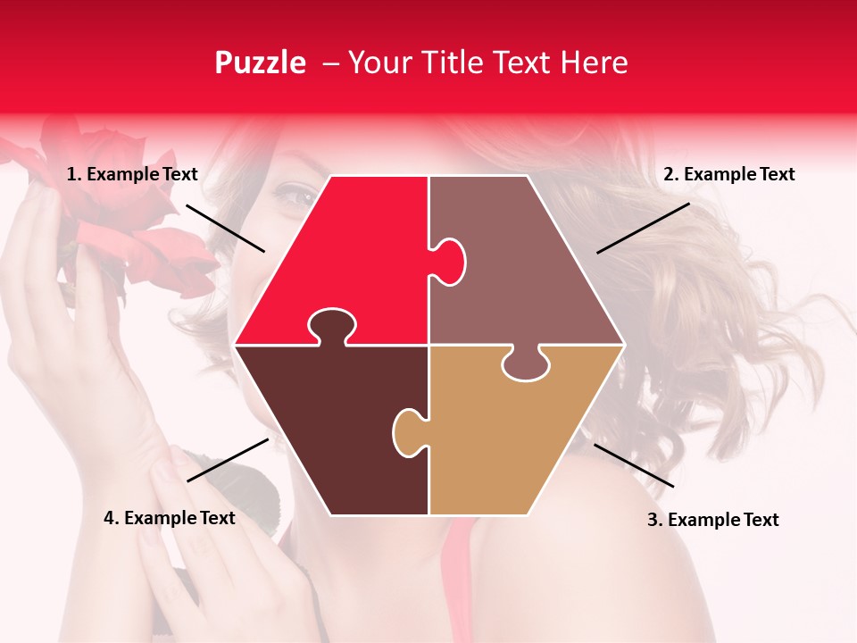 Girl Beautiful Woman PowerPoint Template